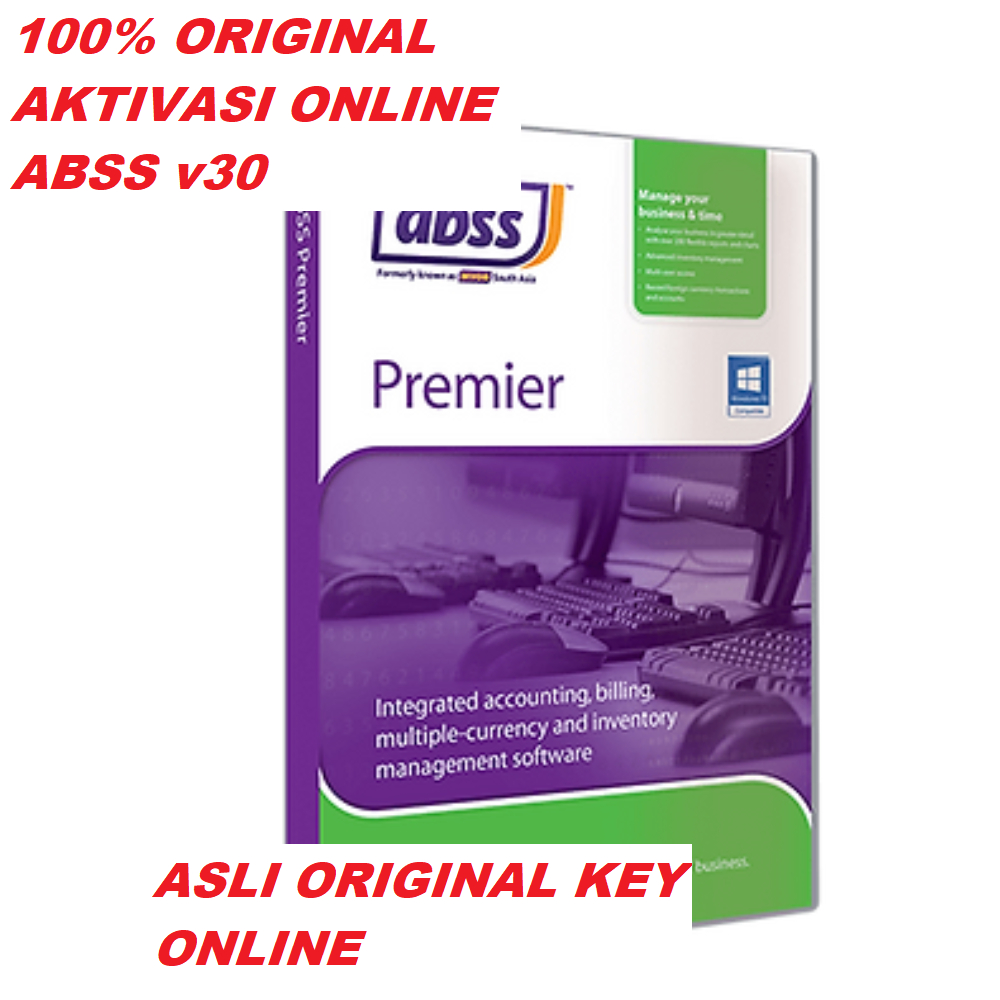 APLIKASI ACCOUNTING MYOB ABSS versi 30 ORIGINAL