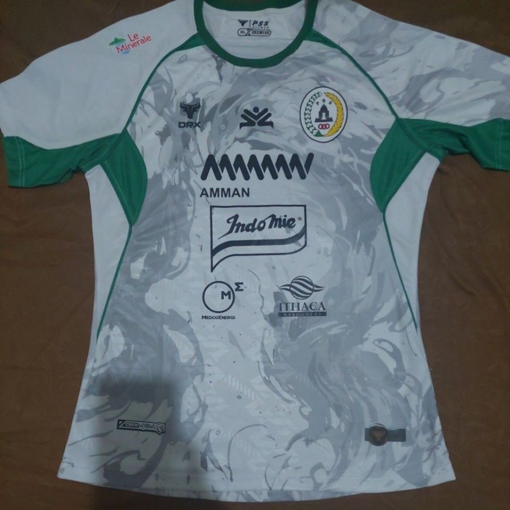 Jersey pss sleman away apparel drx ukuran xl new