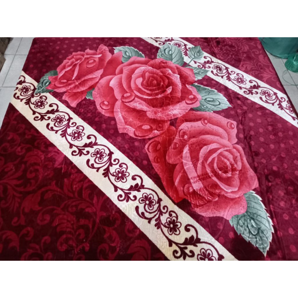 AMBAL MALAYSIA/KARPET BULU/AMBAL BLUDRU HALUS LEMBUT DAN EMPUK ORIQINAL TERBARU UKURAN 6 KAKI KETEBA