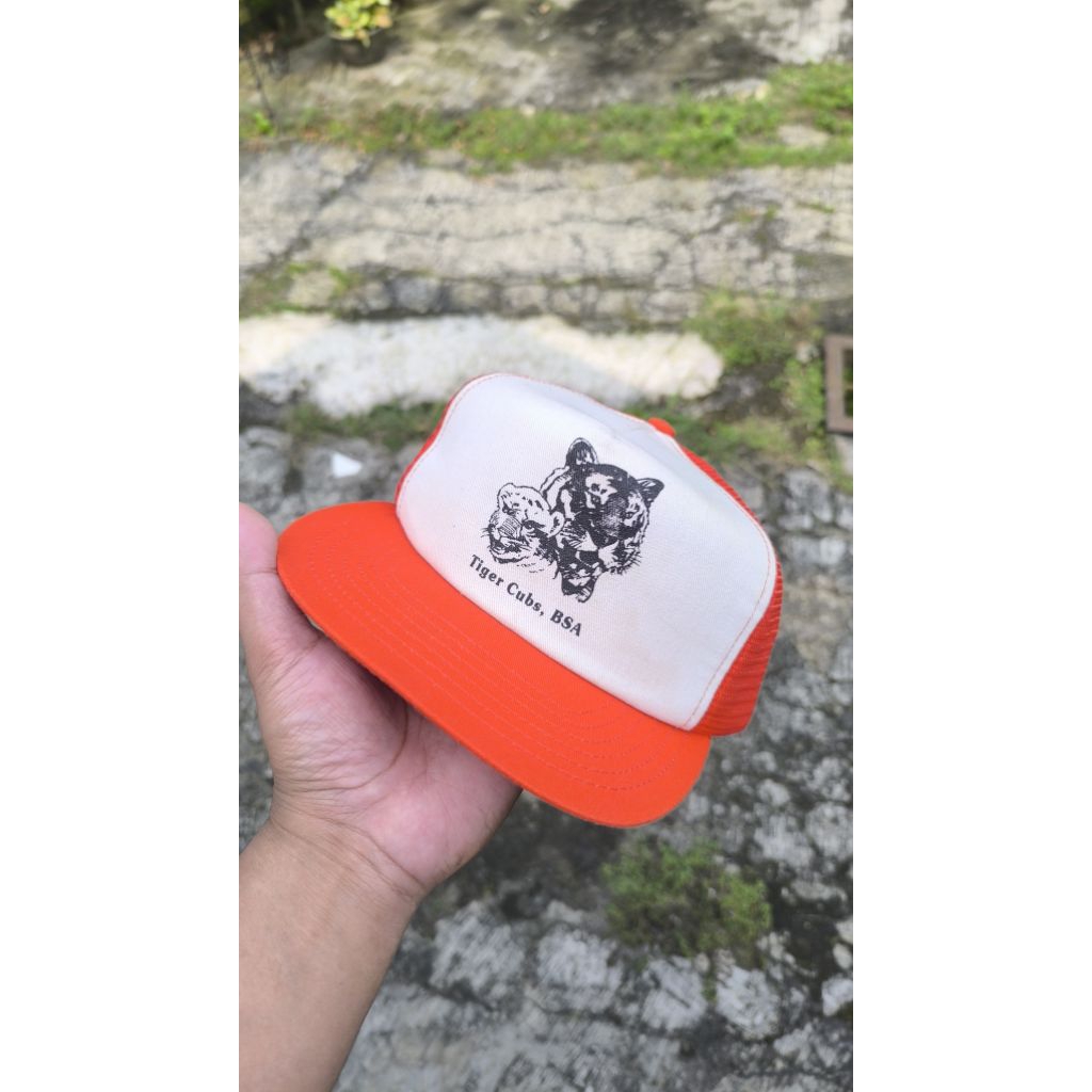 topi vintage trucker usa