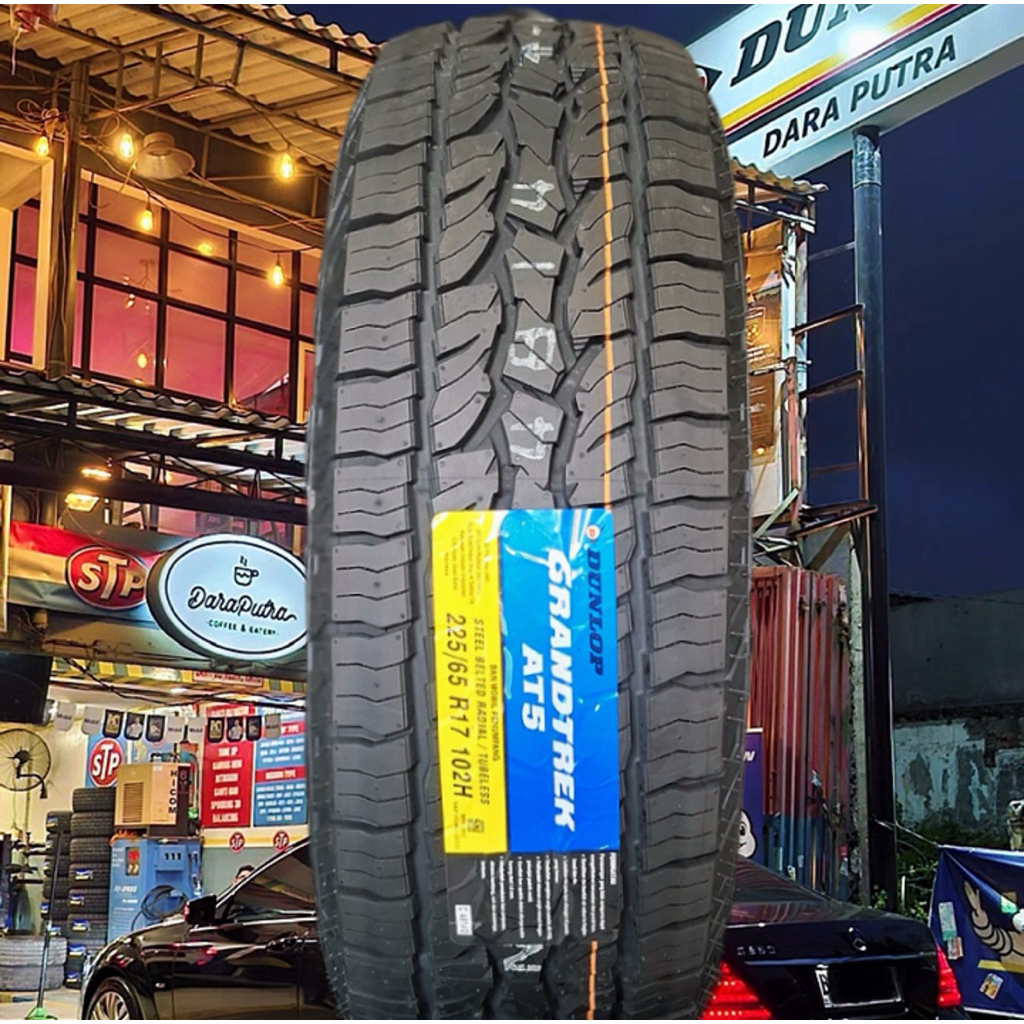 ban mobil 225 65 17 dunlop grandtrek at5 ( Black Letter ) Ban 225/65 R17 Dunlop Grandtrek AT5
