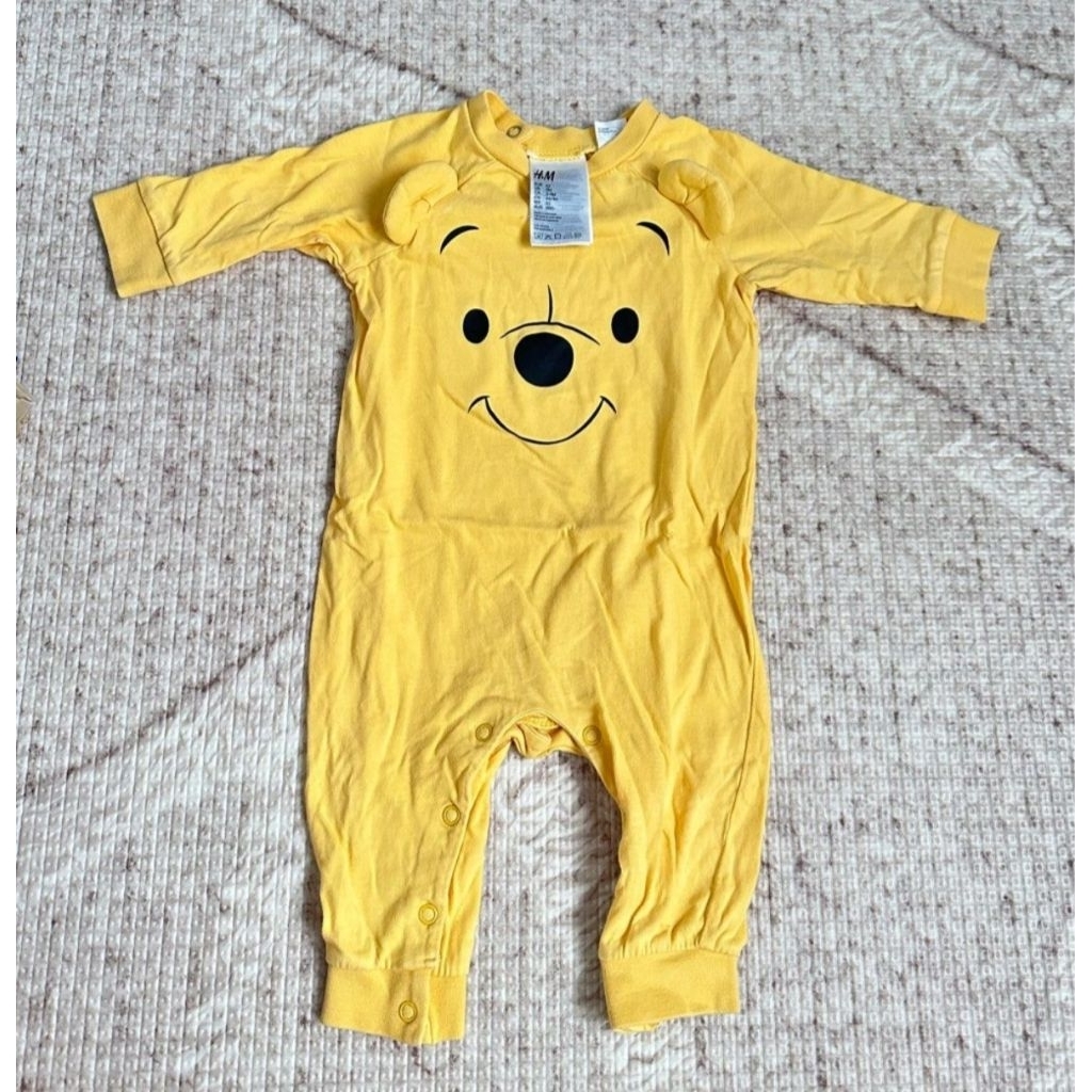 Preloved pribadi bukan thrift Sleepsuit Bayi H&M x Disney pooh original