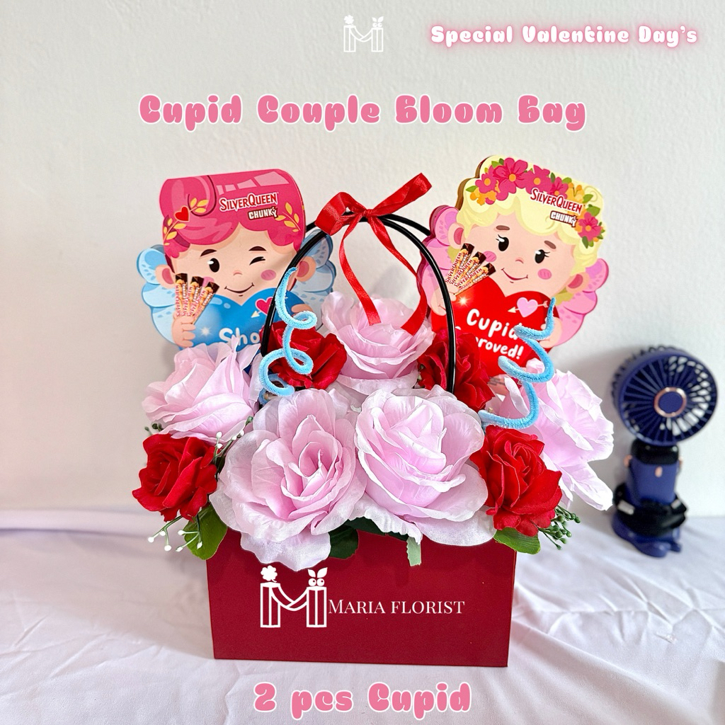 KIRIM HARI INI - Bloom Box Flower Bag Bouquet LED- Buket Bunga Wisuda Lamaran Mother Day - Buket Bun