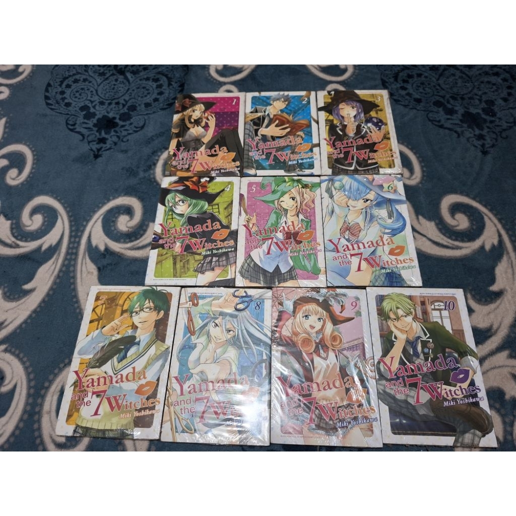 Komik Yamada and the 7 Witches set vol 1-10 segel