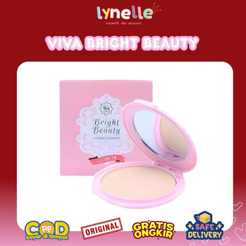 VIVA COMPACK POWDER BEDAK PADAT VIVA BRIGHT BEAUTY