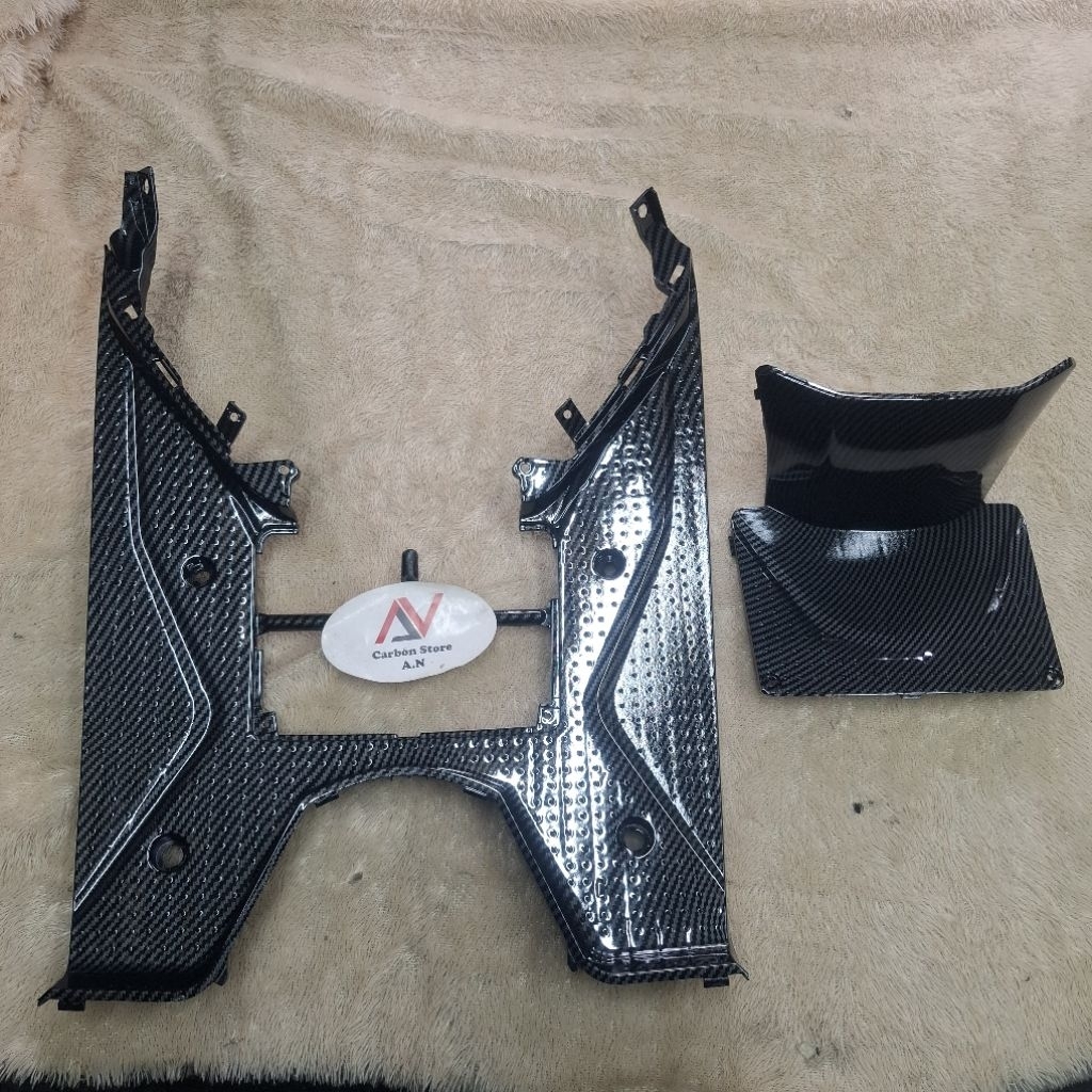 Injakan Vario 160 Full Karbon Celup - Carbon WTP