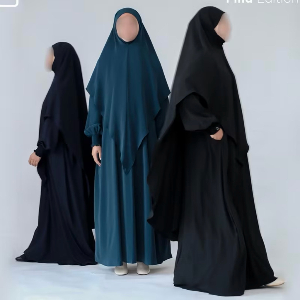TA by Trz Set Gamis Come Abaya Umroh Gamis Umroh