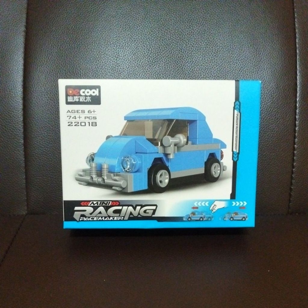 Decool Mini Racing Pacemaker Small Block Bricks 22018 Mobil VW