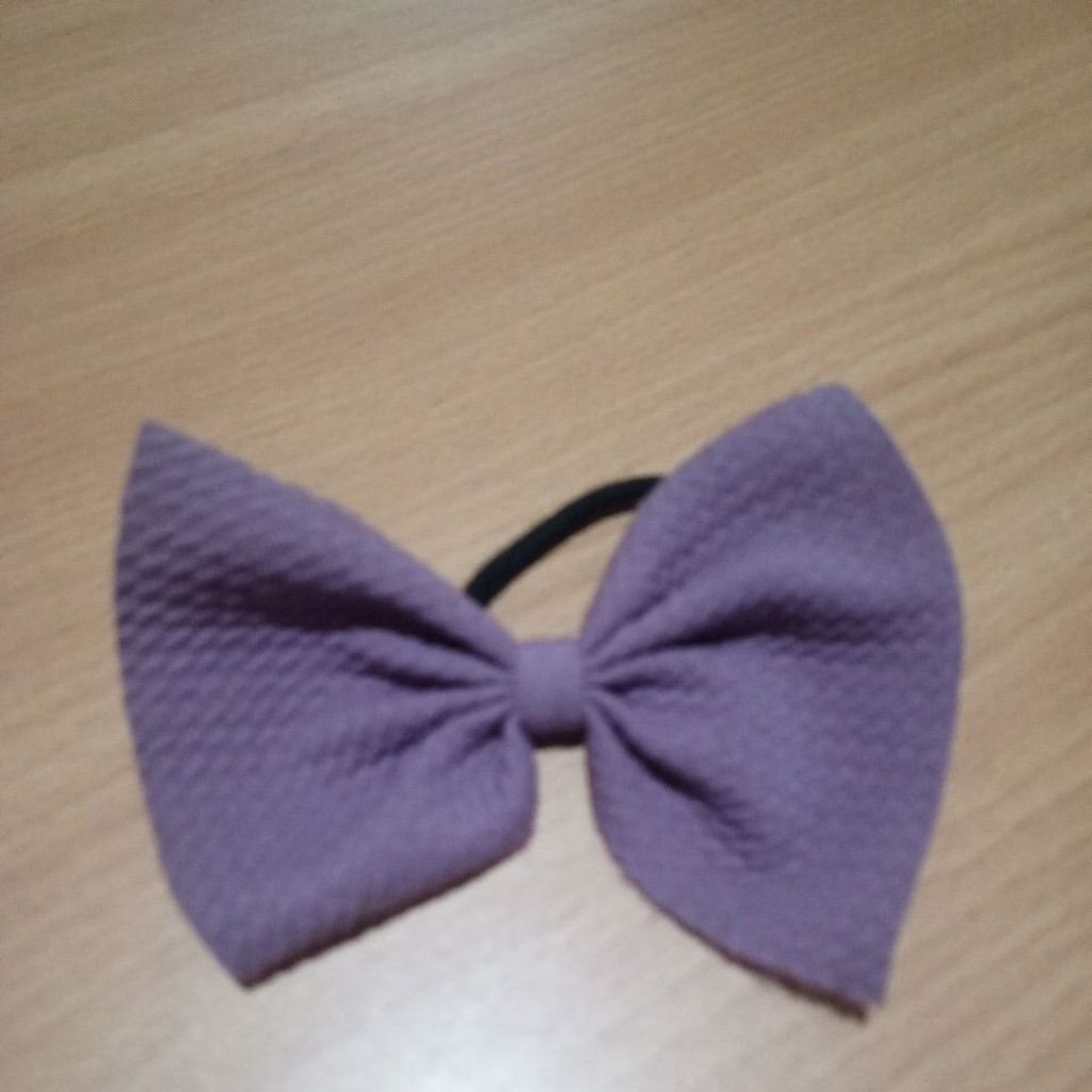 ikat rambut scrunchie ungu handmadepita