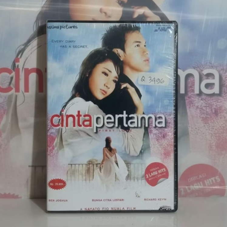 VCD Cinta Pertama (Cover Dipermak Ada Stiker Radio/ Disc Bagus) / BCL,Bunga Citra Lestari