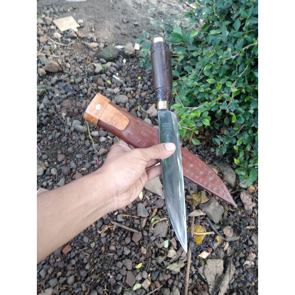 pisau dapur  PB 20 cm ber motif cap garpu.