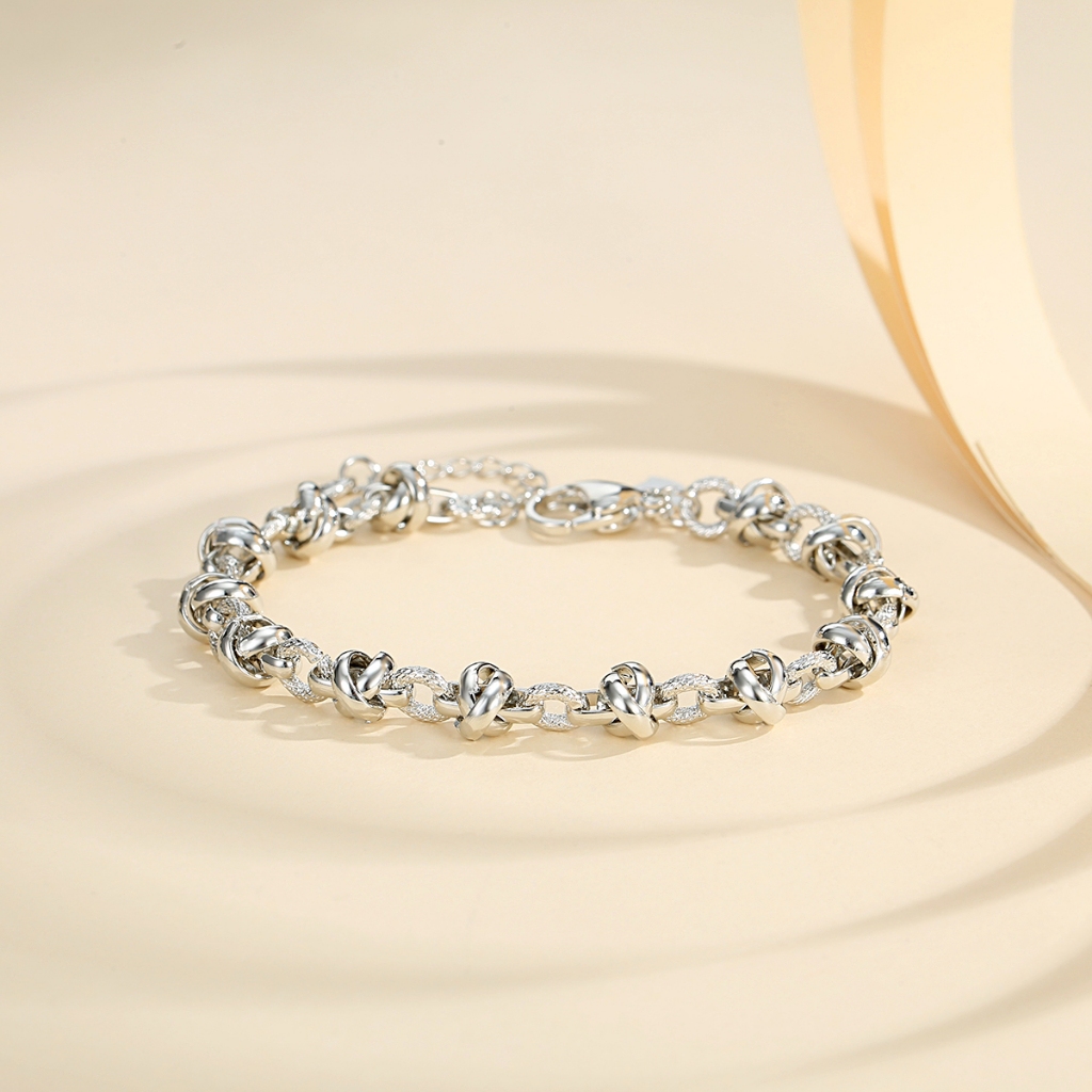 Lanme Jewelry Gelang Rantai Titanium Lapis Emas Sederhana Aksesoris Wanita Dapat Disesuaikan LM703