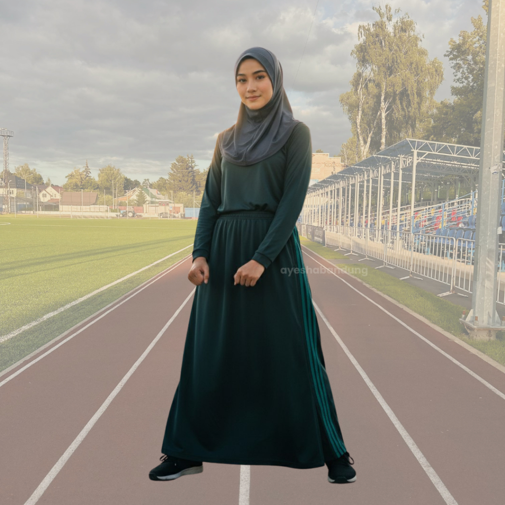 Rok Celana Wanita Sport Muslimah | Celana Rok Olahraga Syari