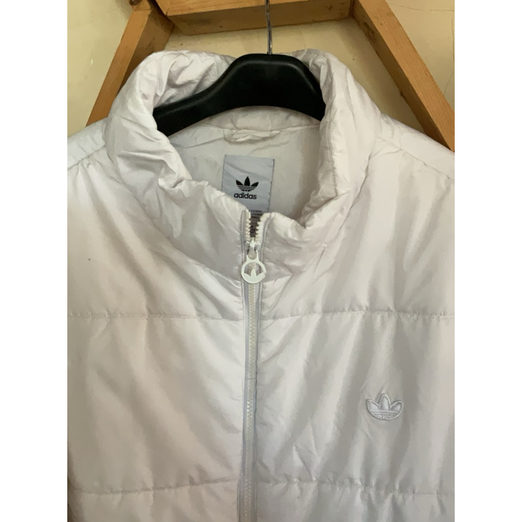 Jaket Bulang Adidas Flower White