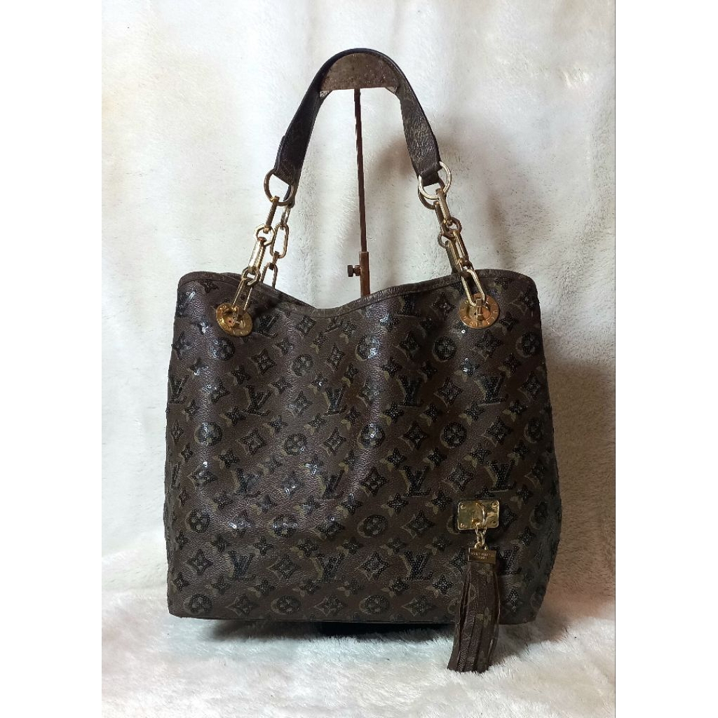 Preloved Second Tote Bag LV* Elpong Sequin