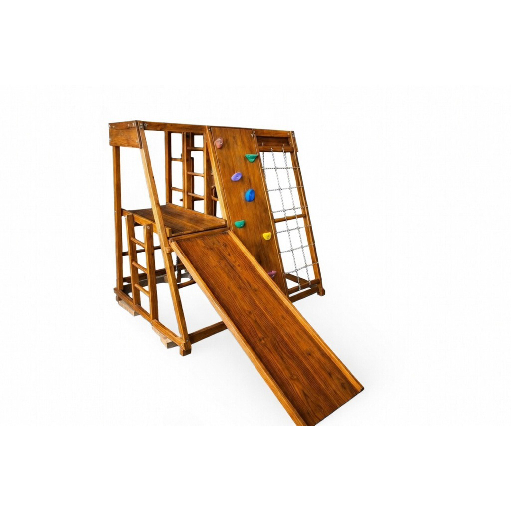Brakiasi / Playground Kayu Anak Brakiasi Type Monkey 3 Custom Subsidi Ongkir Ramah Anak