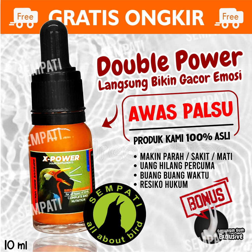 Vitamin Burung Berkicau Formula Cair untuk Stamina dan Suara Gacor, Cocok untuk Lovebird, Kenari, Ka