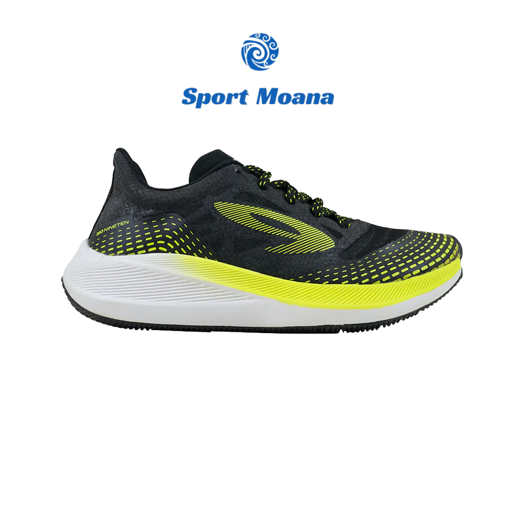 910 Nineten Sepatu Lari - HAZE 1.5 HITAM HIJAU NEON PUTIH