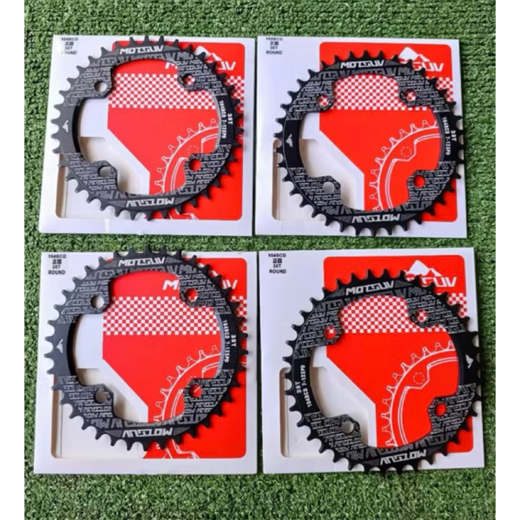 Chainring Motguv Single Alu Round 38T BCD 104 Alloy