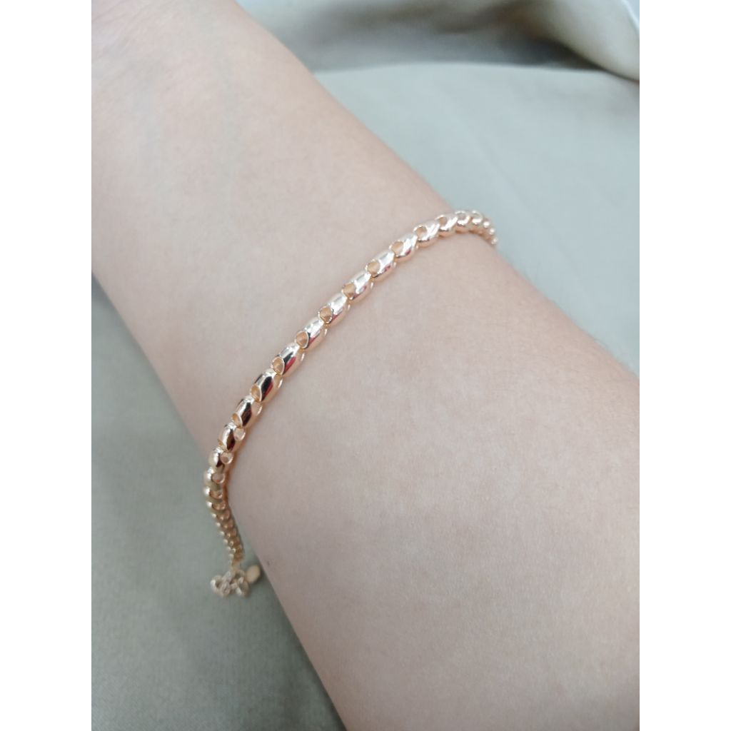 Gelang emas tua variasi polos