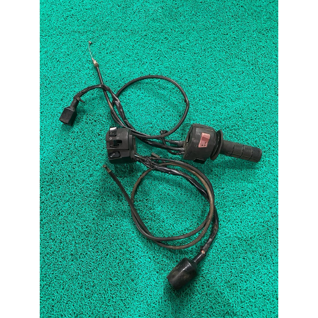 saklar kiri kanan klx150 bf original copotan motor -Gas spontan klx150 bf kawasaki