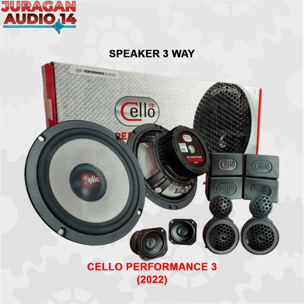 SPEAKER 3 WAY CELLO PERFORMANCE 3 (2022) 6.5"