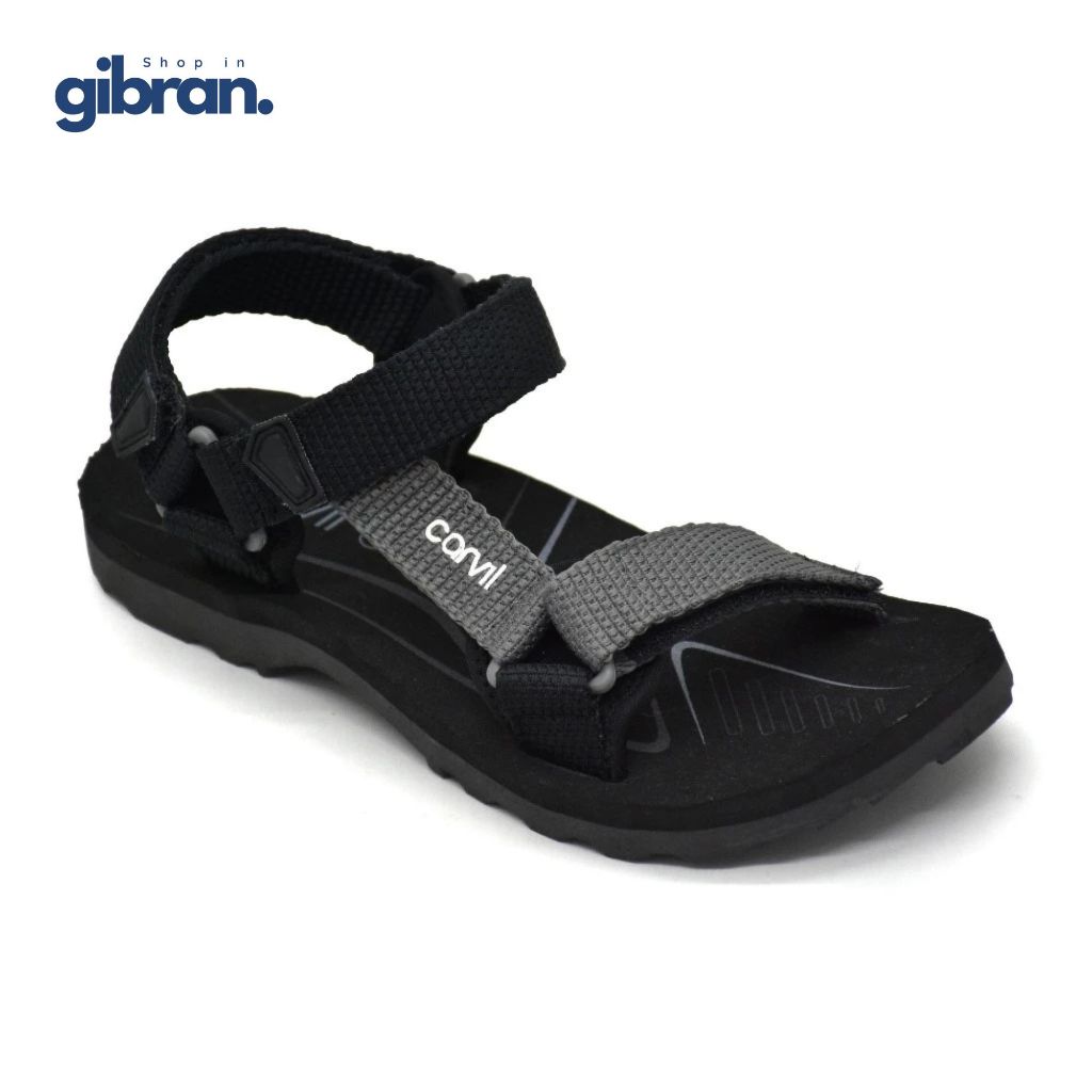 CARVIL ANJANI-GM Sandal Gunung Outdoor Pria Anti Selip Black Grey 38-44