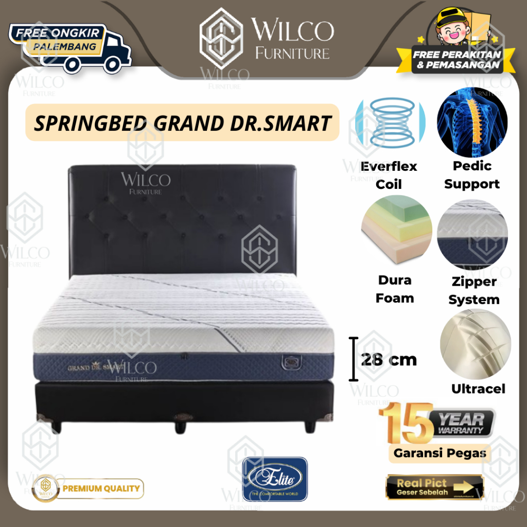 Springbed  Elite Grand Dr.Smart | Matras Kasur Elite Orthopedic | Matras Murah Palembang