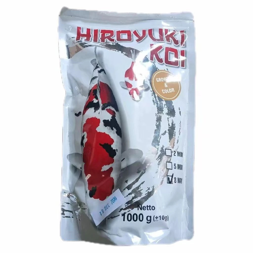 Hiroyuki Pakan Koi 1kg Growth / Bulky Color Makanan Ikan Koi 1 KG Freshpack