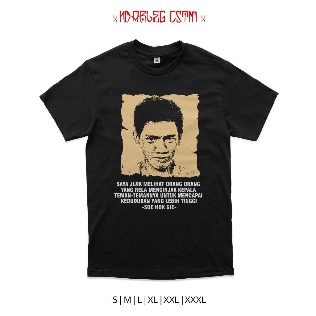 kaos aktivis soe hok gie kaos soe hok gie combed 24s