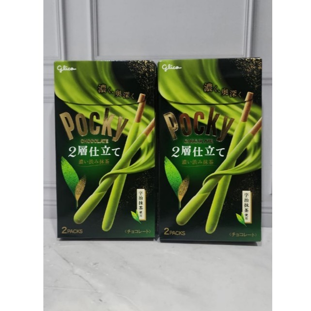 Pocky rasa Matcha Premium asli Jepang