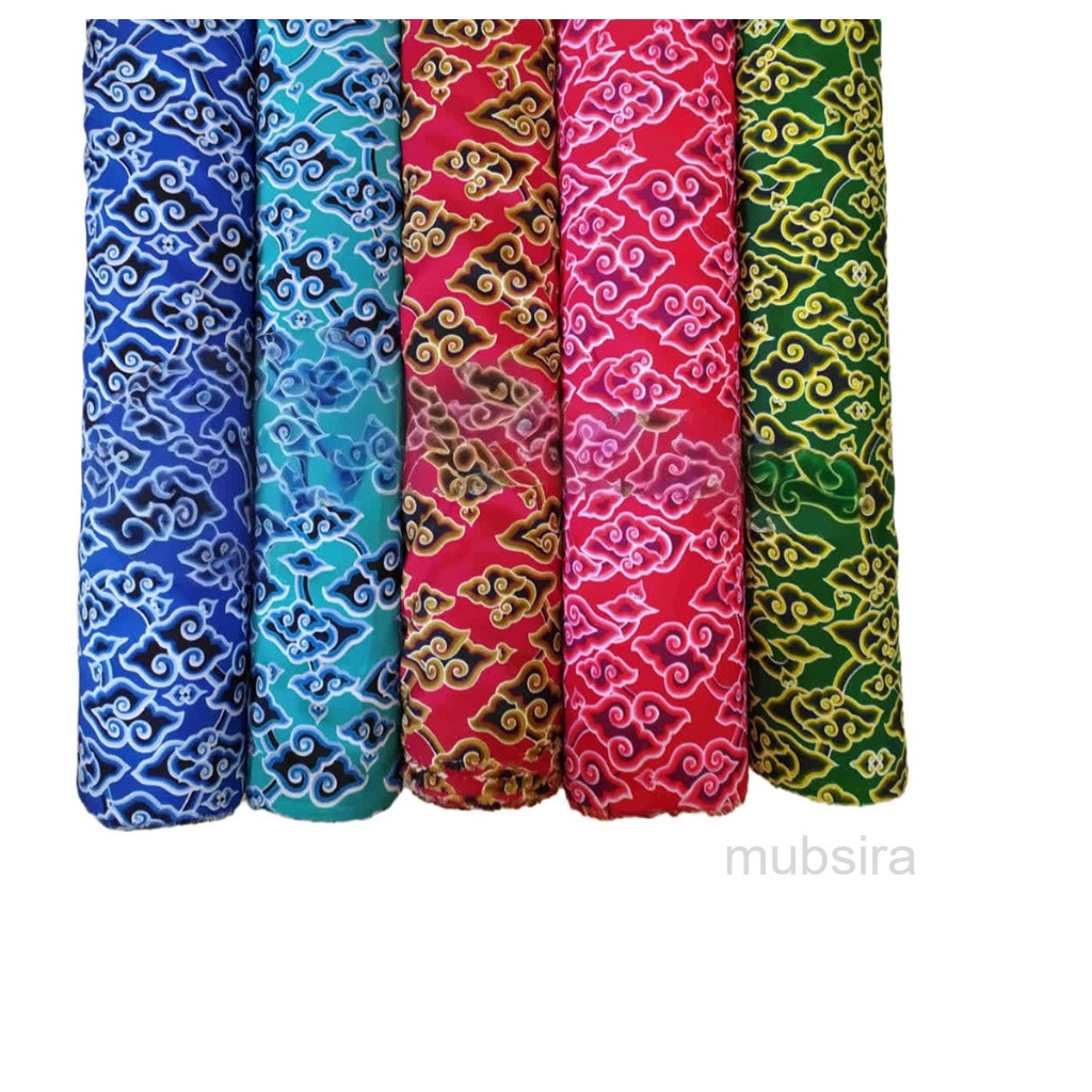 Kain Batik Premium Motif Elegan Mega Mendung Cirebon Seragam Sekolah Sd