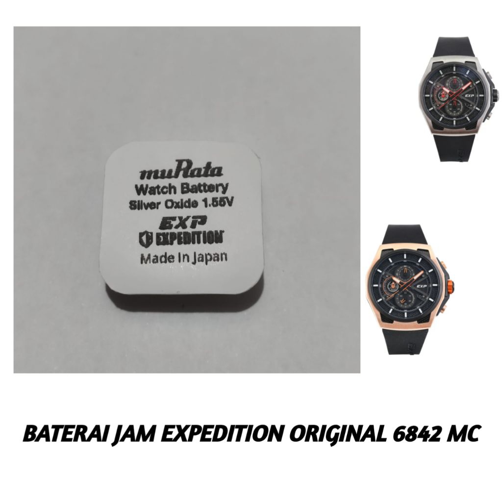 Baterai Jam Expedition original 6842 MC