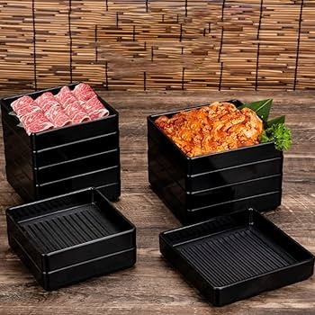 Piring Kotak Susun Shabu Melamin 6,5 inch/Kotak Susun Shabu/Stacking Box Shabu