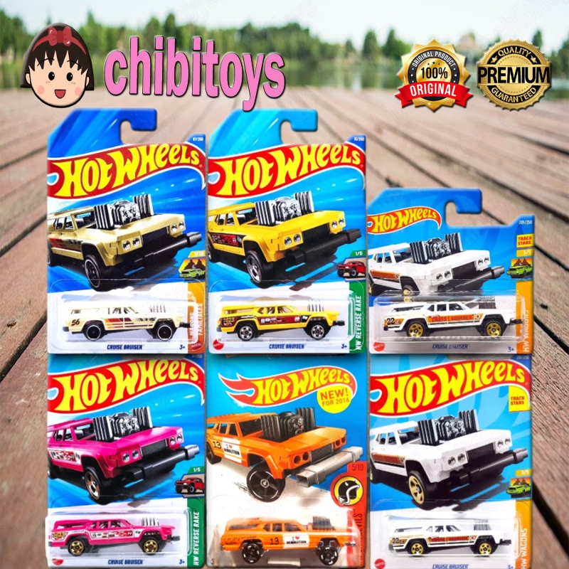 Hot Wheels Cruise Bruiser Kuning Putih Emas Pink Orange Diecast Mobil Wagon Hot Rod