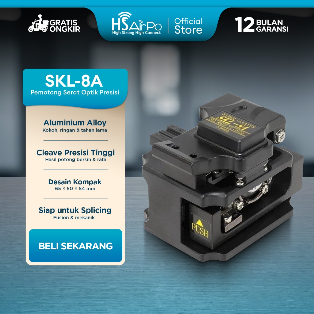 HSAirPo SKL-8A Fiber Optic Cleaver High Precision Cleaver SKL-8A