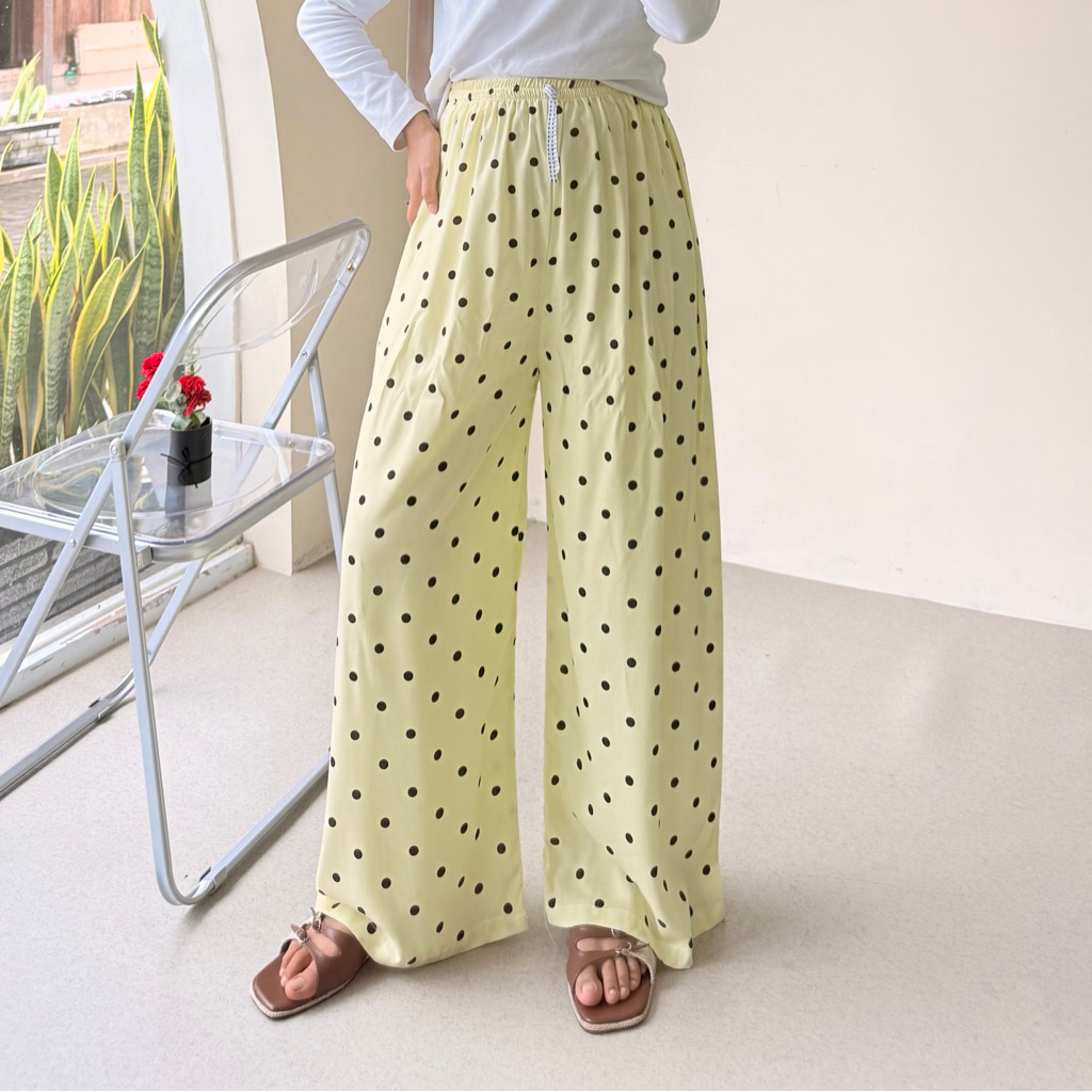 (READY STOCK) Celana Hommy Wanita Nyaman Lembut Kulot Panjang Bahan Rayon Premium Celana Santai Adem
