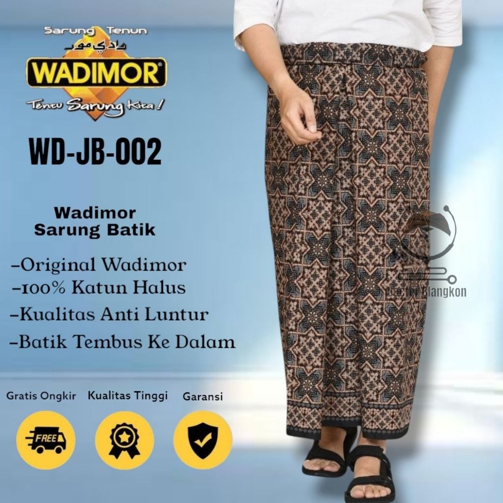 SARUNG BATIK WADIMOR PREMIUM MOTIF JAWA