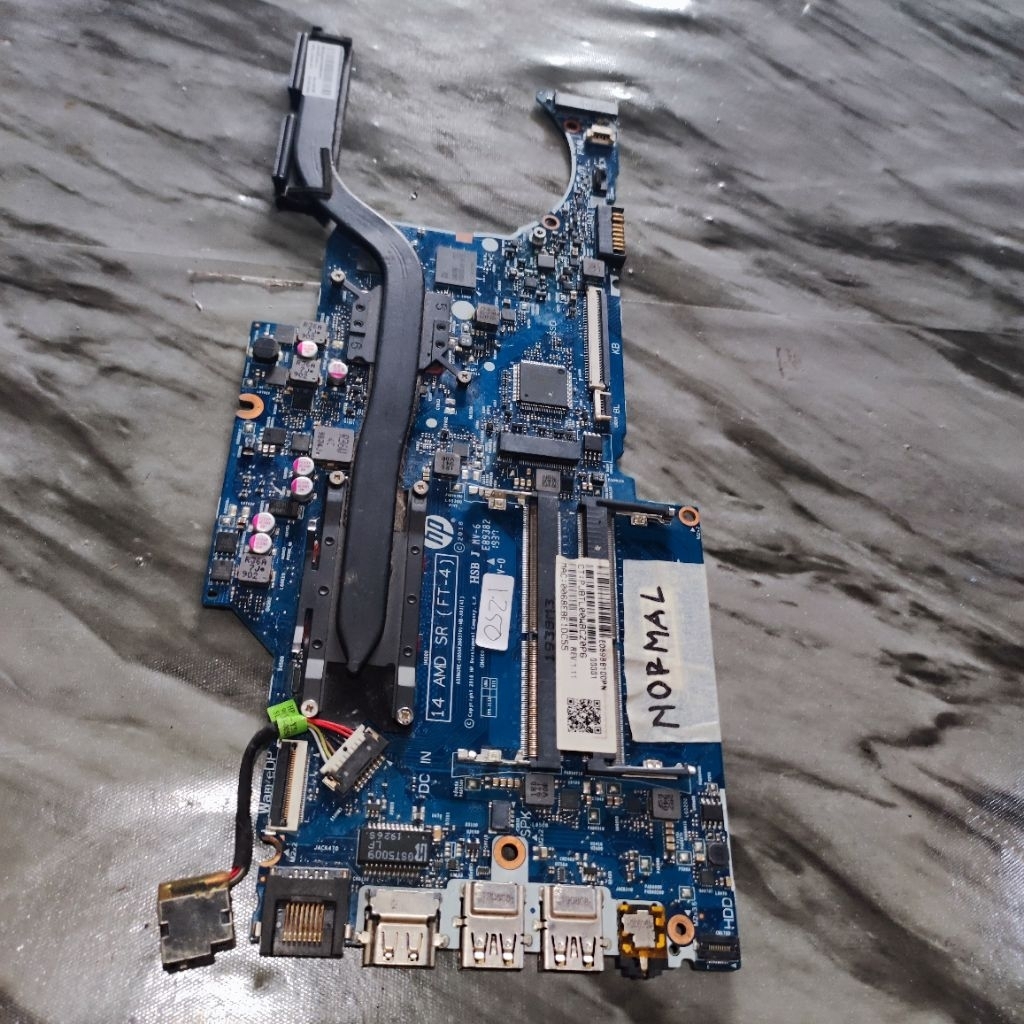 motherboard Mainboard Mobo normal laptop hp 14s amd A9 Radeon 5