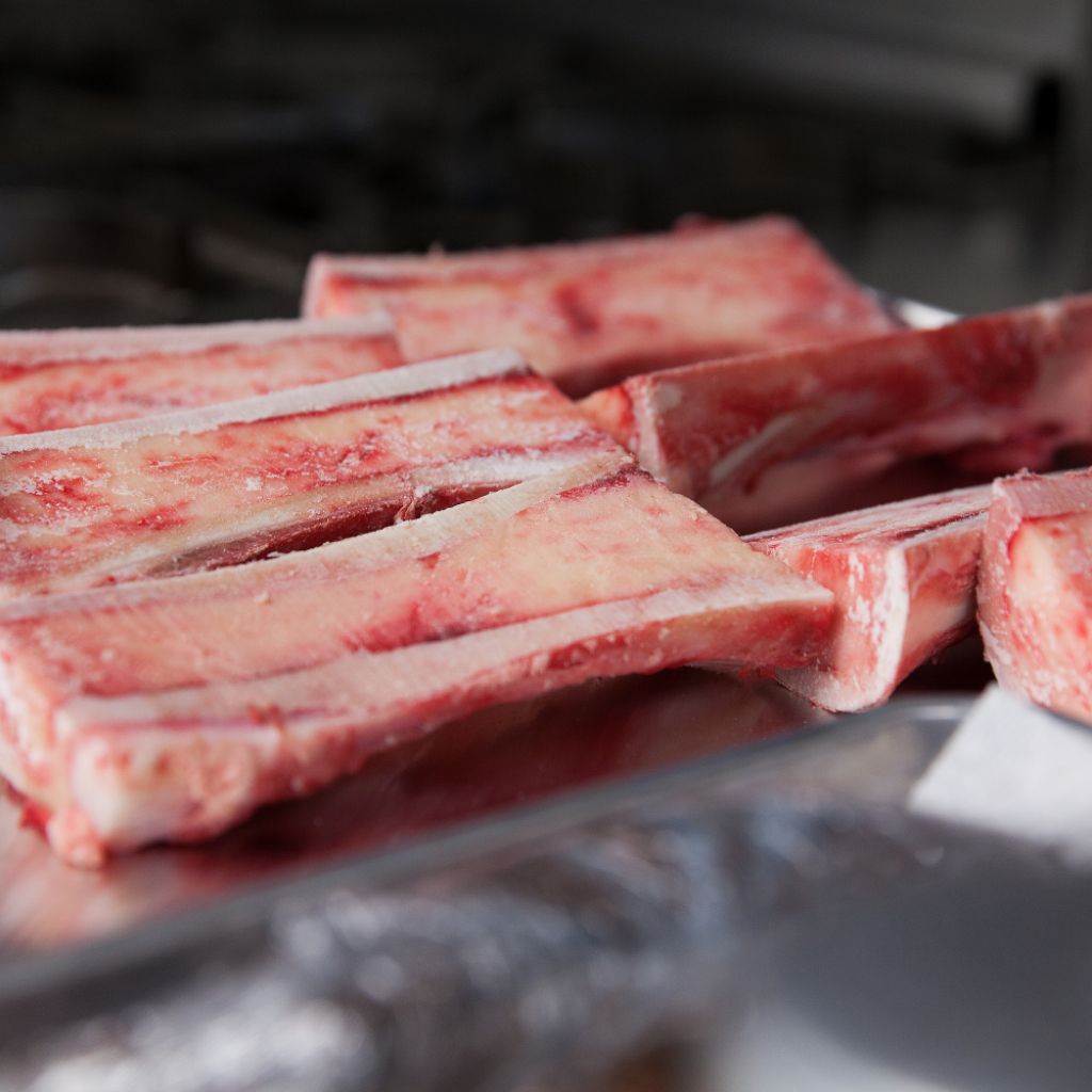 Bone Marrow Fresh 1 Kg Halal Tulang Sumsum Sapi Belah Tengah