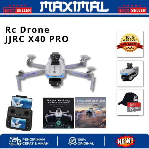 Drone JJRC X40 PRO GPS 3Axis Gimbal Camera 4k Profesional HD 1080p With Screen Remote Contro Alt Dro