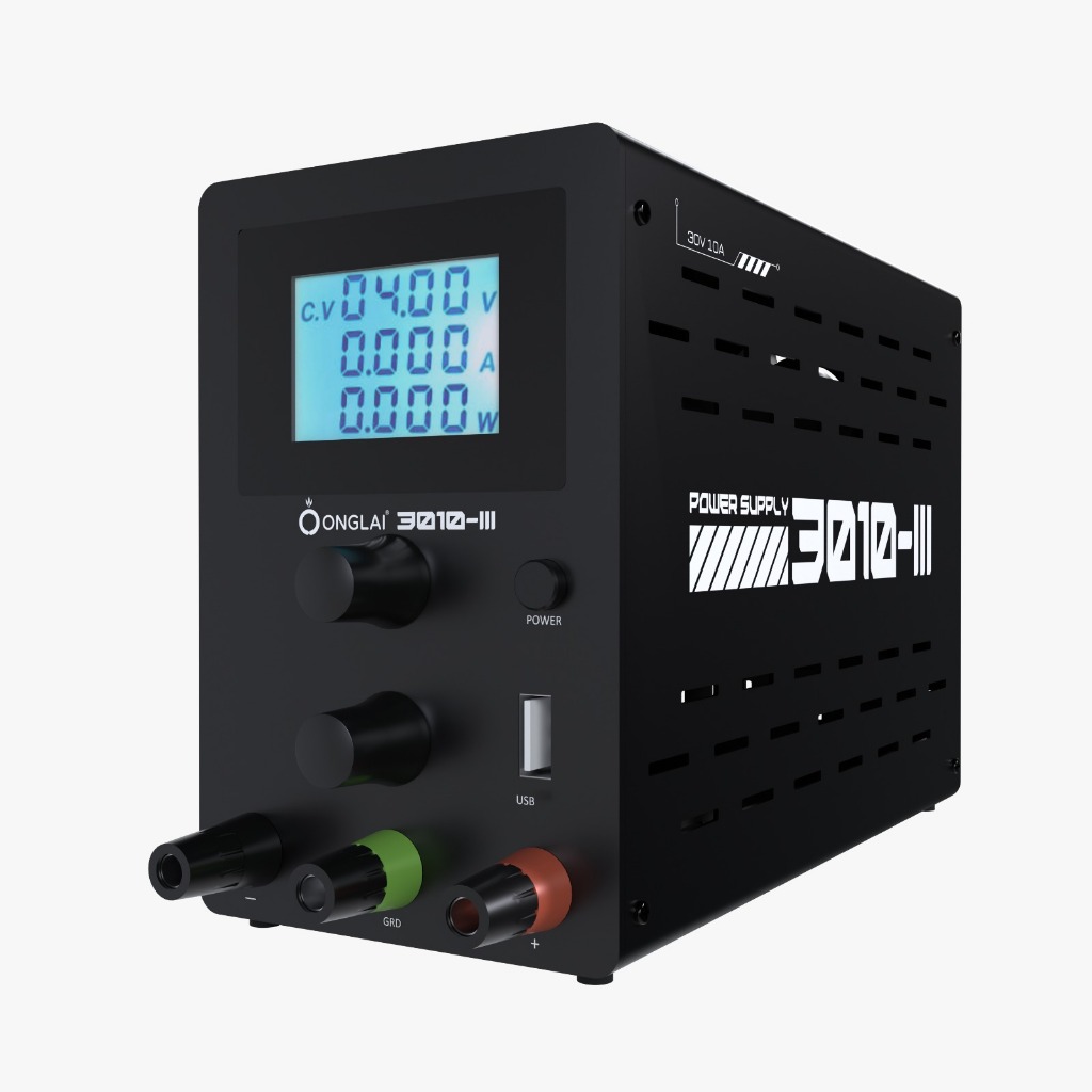 POWER SUPPLY ONGLAI FIXTOOL 3010-III BLACK (30V 10A) ORIGINAL