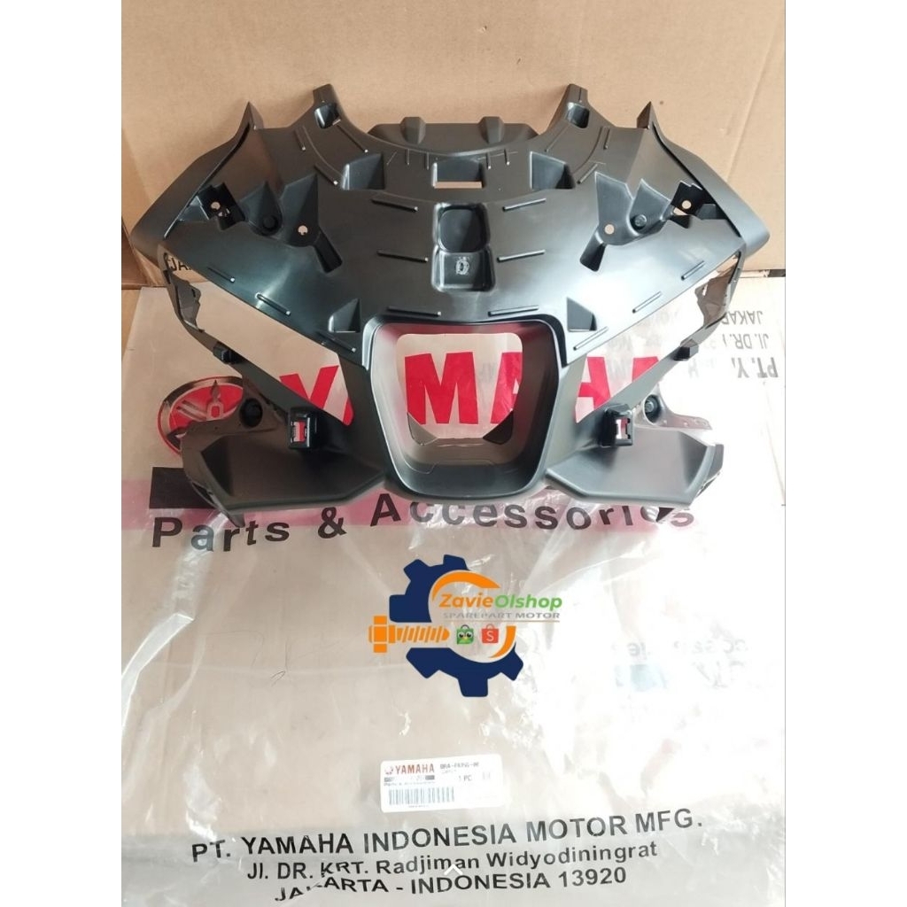 BODY FRONT UPPER BATOK LAMPU DEPAN YAMAHA NEW R25 2025 ORIGINAL BRA-F835G-00