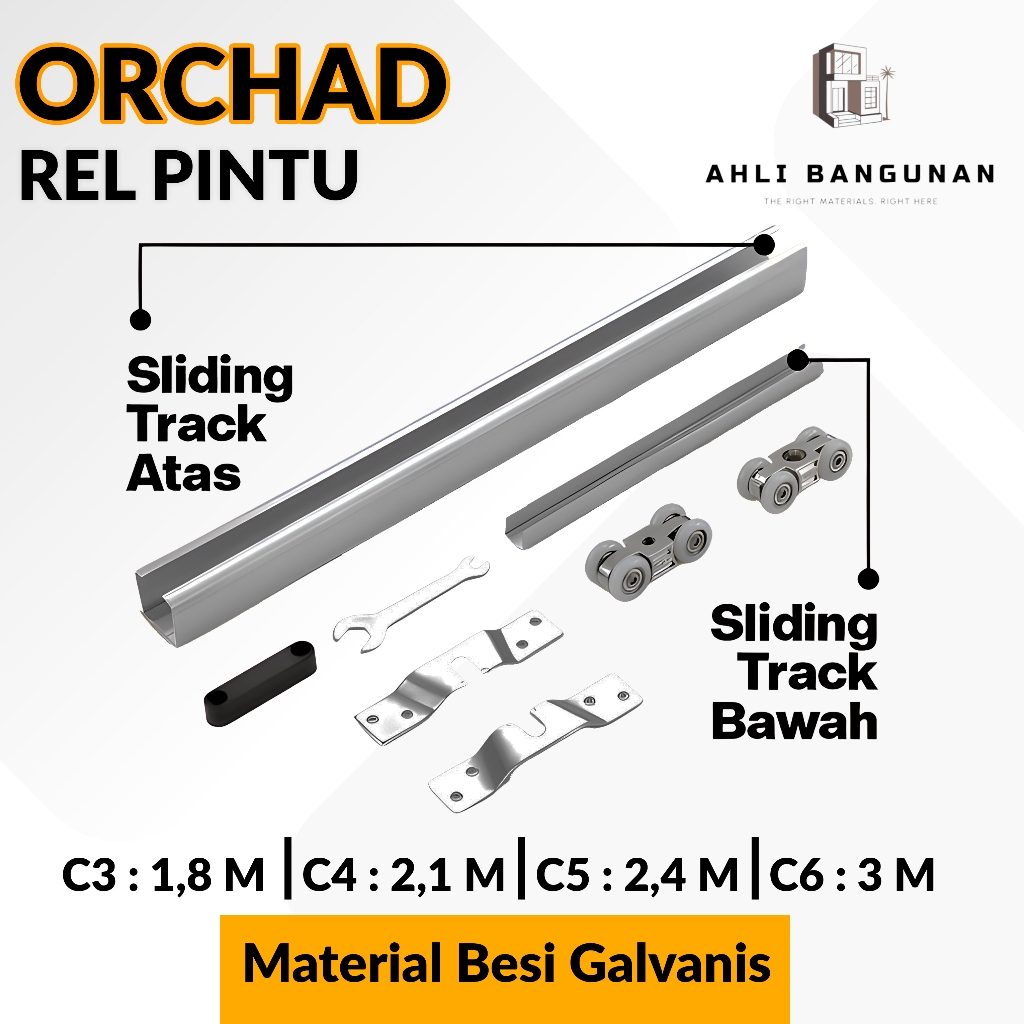 ORCHAD Rel Pintu Sliding