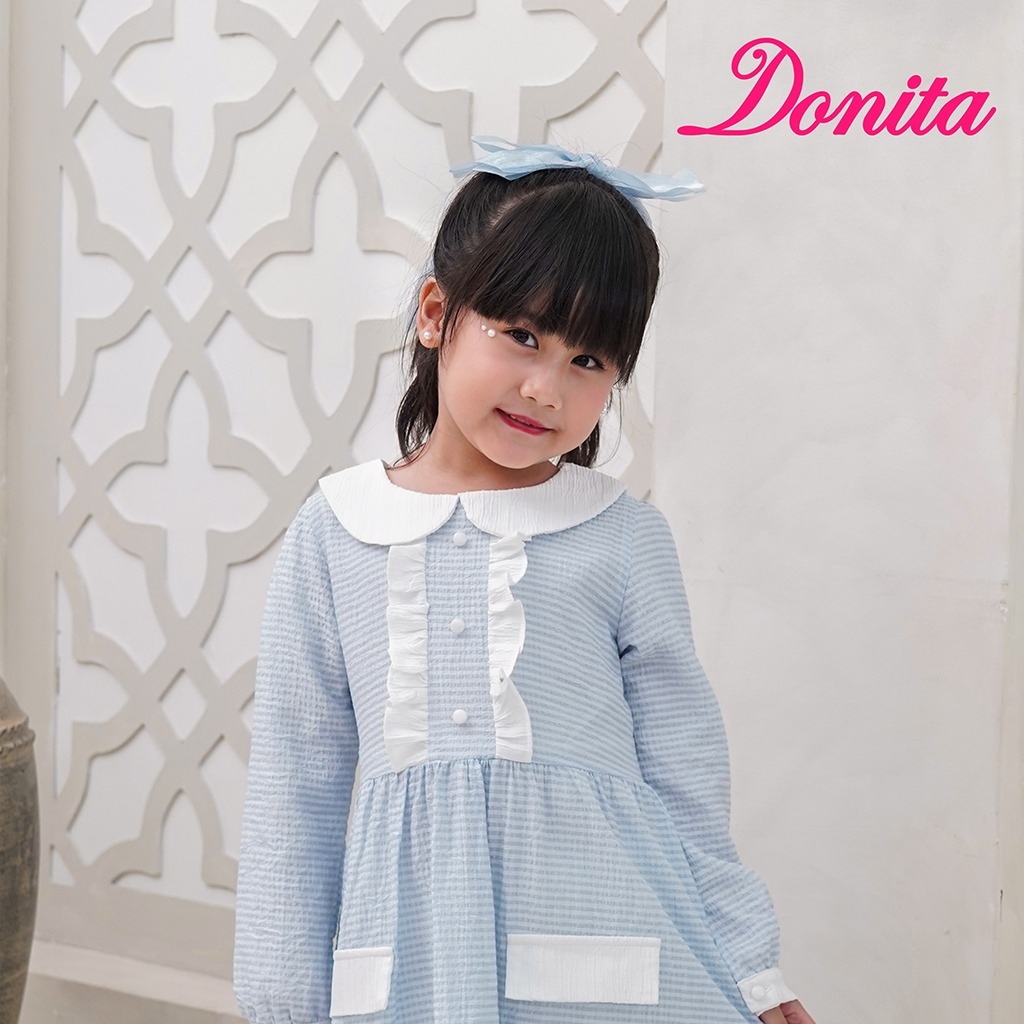 BAJU MUSLIM ANAK PEREMPUAN BRAND DONITA  8I 703