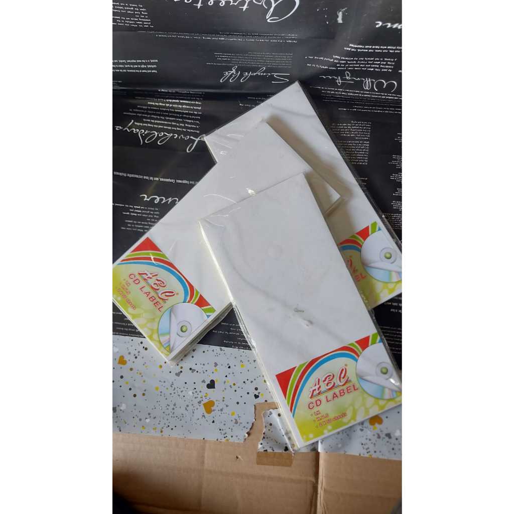 (PAK)Kertas Label Untuk CD | Stiker CD | Kertas Print Untuk CD