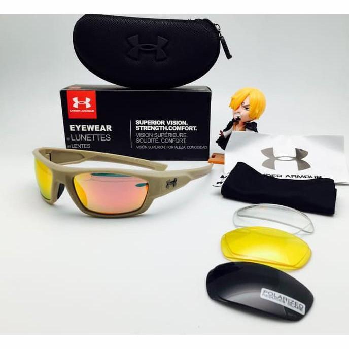 Kacamata Pria Keren Hitam  Kacamata Fashion Pria Kacamata 4 Lensa Kacamata Outdoor Pria