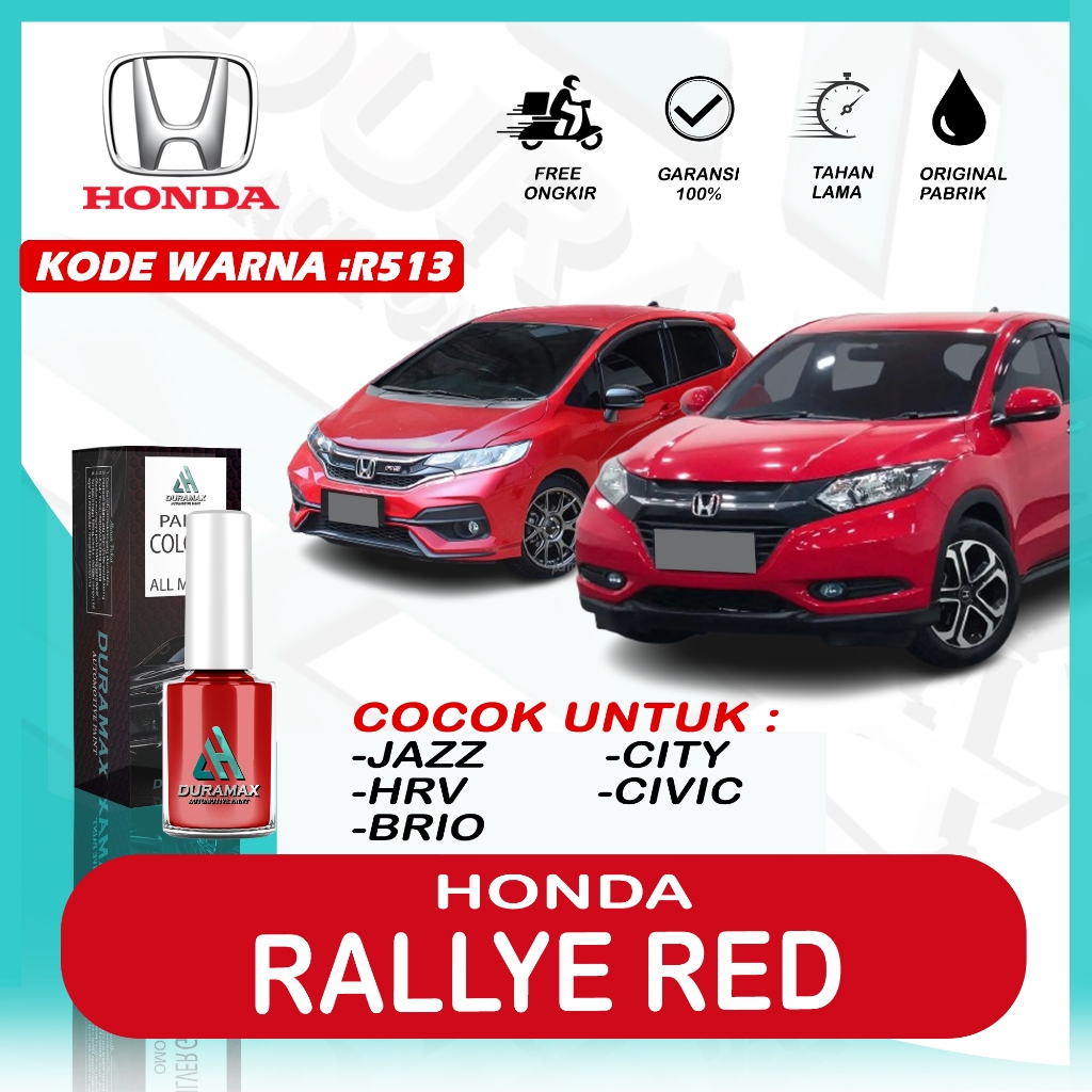CAT OLES MOBIL HONDA RALLYE RED R513 JAZZ HRV CIVIC CITY BRIO