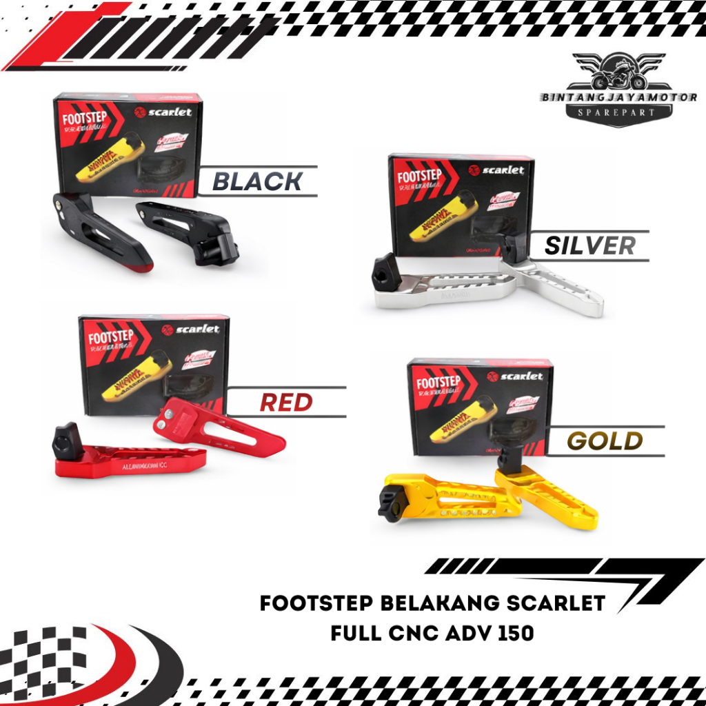 Footstep ADV-150 Cnc Scarlet