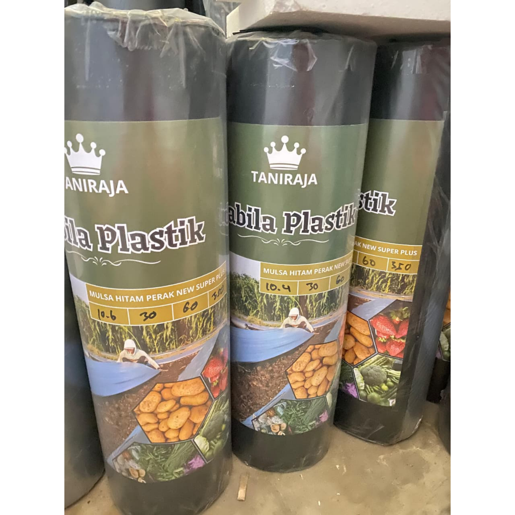 PLASTIK MULSA HITAM PERAK KUALITAS SUPER PLUSS 17KG